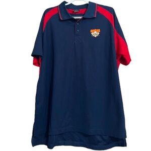 Copperstown Dreams Park Men’s Navy Multi Collard Shirt Sz-XL